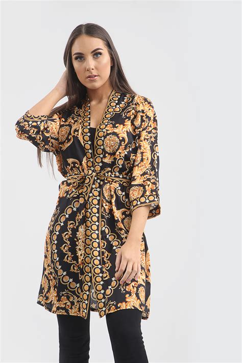 versace imitazione kimono|Amazon.com: Versace Robe.